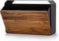 Wall-Mount Mailbox for House - Walnut & Galvanized Steel Rust-Proof Metal Post Box, Large Capacity, Easy to Install Wall Mount, Mailboxes for Outside House Porch