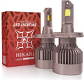 HIKARI WINGS 2026 Future 80000LM H4/9003 LED Fog Light, 65W Titanova LED, 6000K Cool White, IP68 Waterproof, Foglight,Plug & PlayPack of 2
