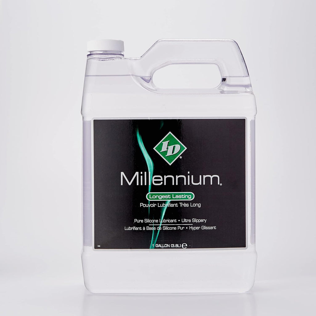 ID Lubricants ID Millennium Silicone-Based Personal Lubricant, 3/Black, 128 Fl Oz