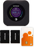 AT&T Nighthawk M1 Mobile Hotspot Router (MR1100-100NAS) – 4G LTE, AT&T Unlocked, up to 1 Gbps, Connects 20 Devices, Dual-Band WiFi, Portable Hot Spot, EVDO-LINK Bundle (Standard)