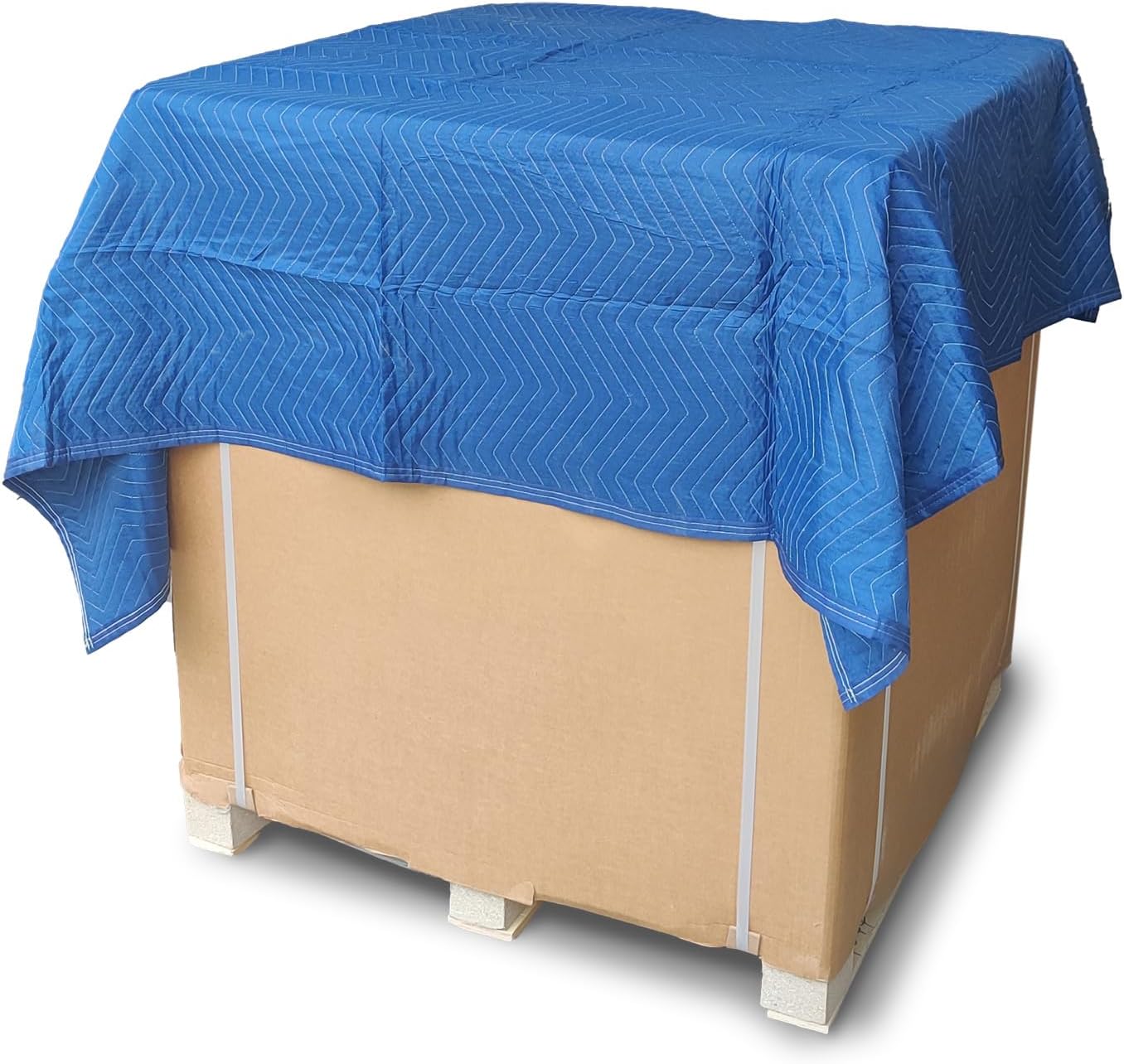 -12 Pack Moving Blankets 72' x 80' Flatbed Cargo Pads (60 lb/dz)