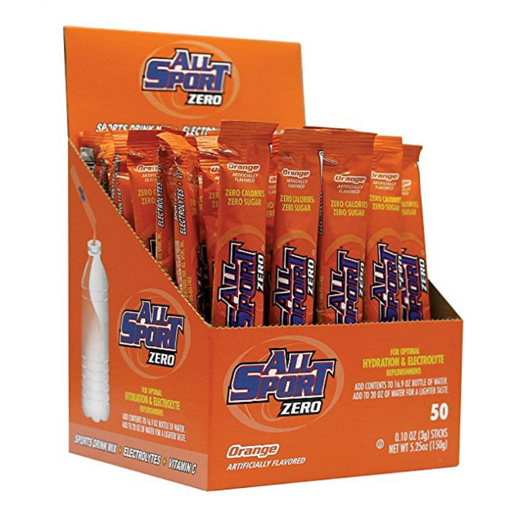 All Sport Zero Powder Sticks Variety Pack 500 Case, (10 Boxes of 50)