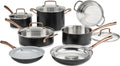 Cuisinart 11-Piece Matte Black Elegance Cookware Set, MBK89-11
