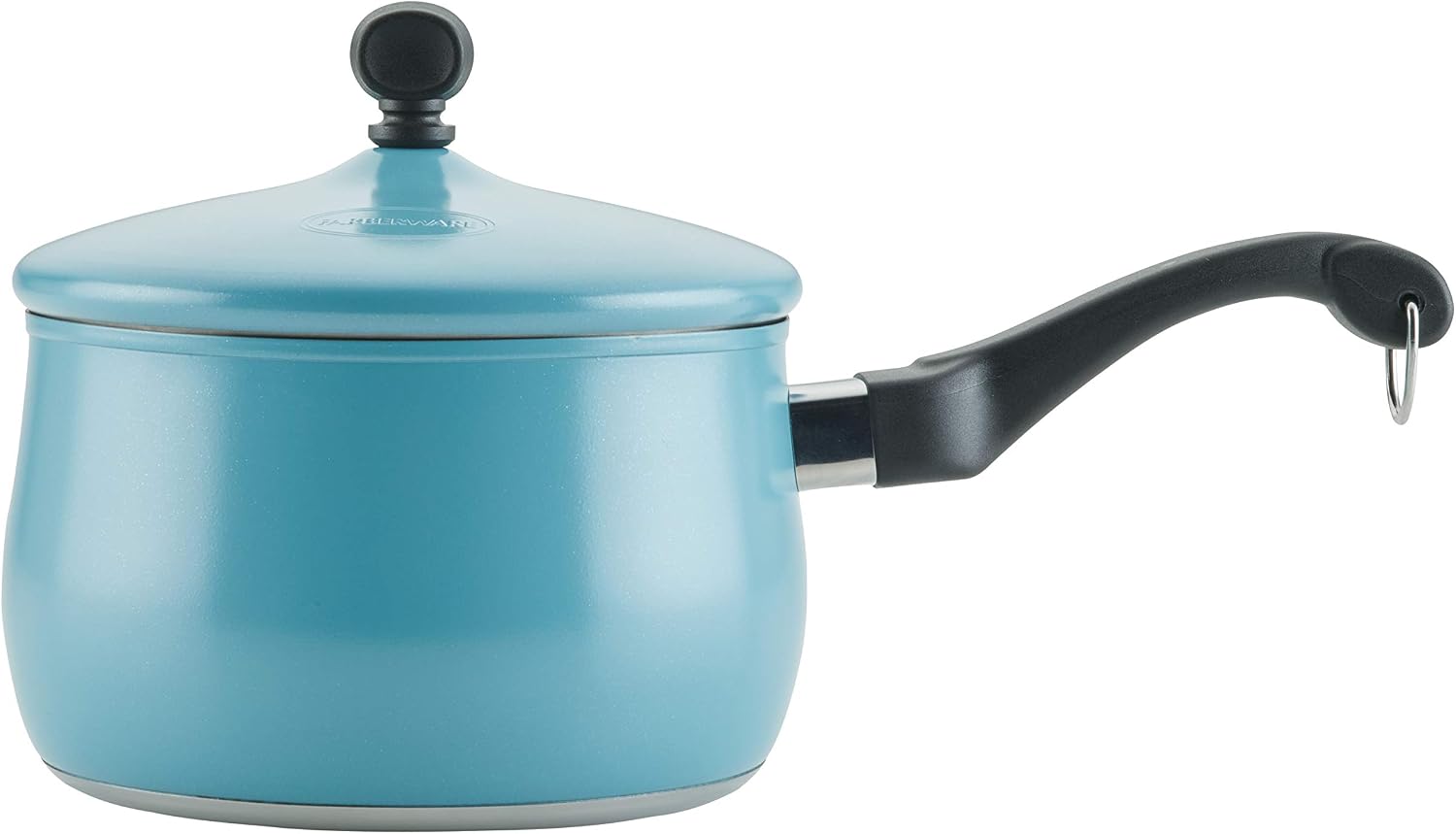 Farberware 120 Limited Edition Stainless Steel Cookware Pots and Pans Set with Prestige Kitchen Tools, 10 Piece, Aqua Blue