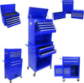 Rolling Tool Chest, 6 Drawers Rolling Tool Chest with Wheels, Portable Rolling Tool Box on Wheels, High Capacity Tool Chest Organizer for Garage, Workshop, Home Crafts Use