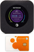 Nighthawk M1 MR1100-100NAS 4G LTE WiFi Mobile Hotspot Up to 1Gbps Speed, Works Best with AT&T and T-Mobile, Connects Up to 20 Devices, Portable Secure Wireless Network Anywhere Evdo-Link Bundle