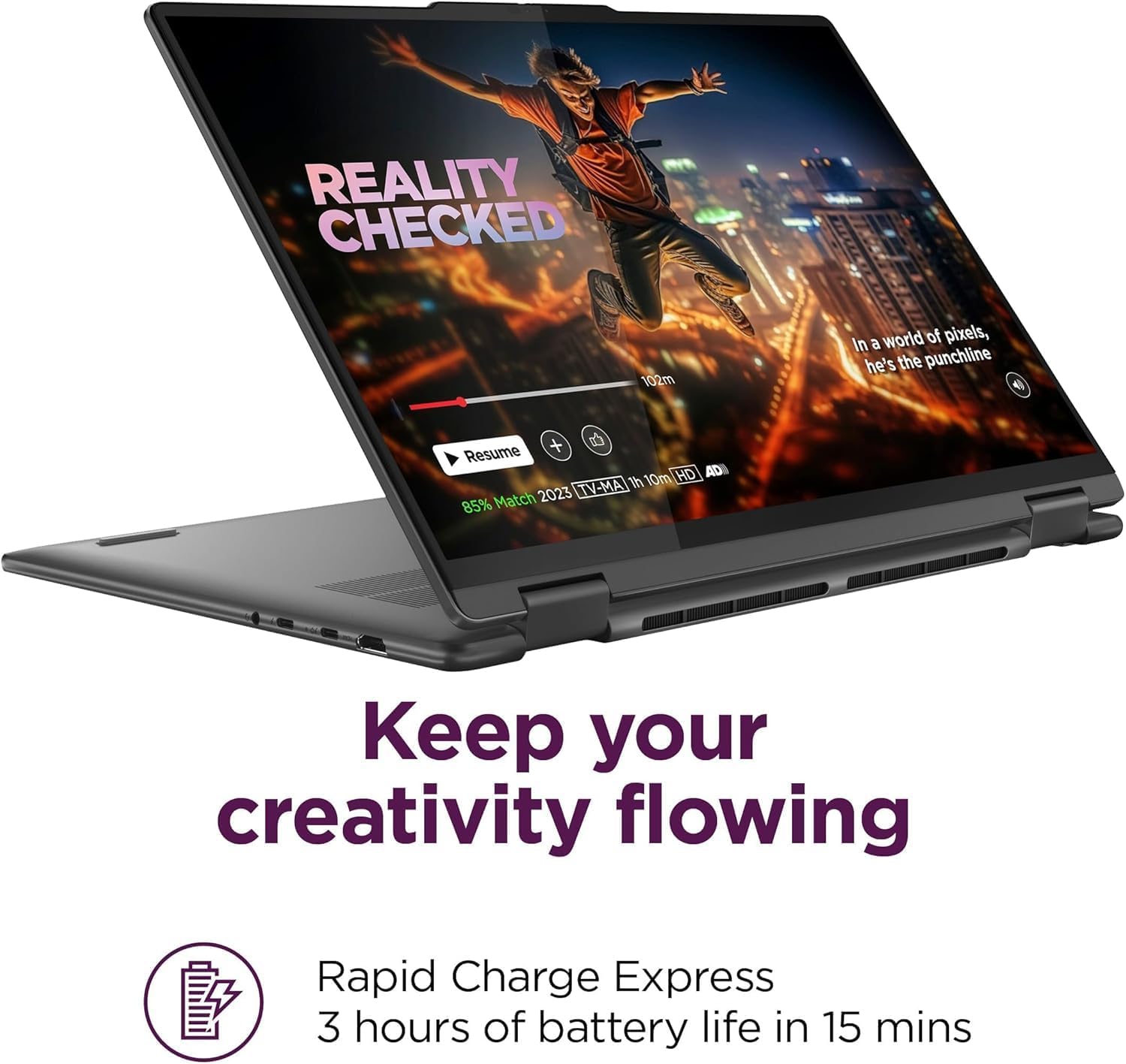 Lenovo Yoga 7i 2-in-1 Business Laptop (16' FHD+ Touchscreen, Intel Ultra 7 155U (Beat i7-1355U), 16GB DDR5 RAM, 1TB SSD), Backlit, Fingerprint, 1080p IR Webcam, 2x Thunderbolt 4, Win 11 Home, AI PC