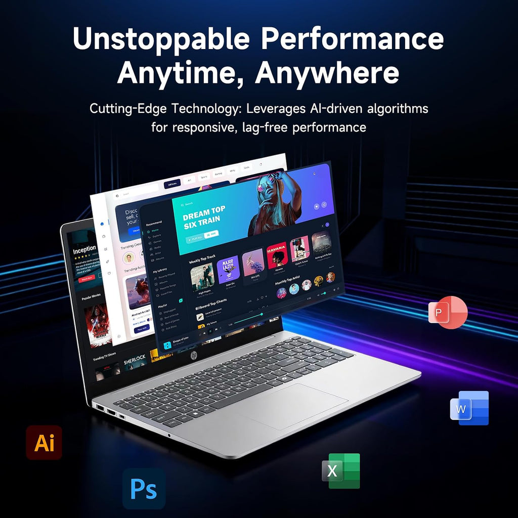 HP i7 Touchscreen Laptop, Intel Core i7-1355U(10-Cores, Up to 5GHz, Beat Core 7 160U), 64GB RAM 1TB SSD 15.6' FHD Intel Iris Xe Graphics, Win 11 Pro w/GM Accessory Computer for Business Gaming