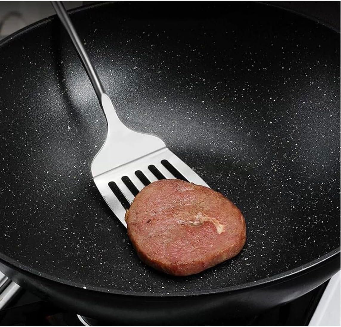 Kitchen Tools Cookware Dining Gadgets Spoons for Cooking Spatulas Stainless Steel Cooking Utensils Spatulas Spoons 6 Pieces Sets