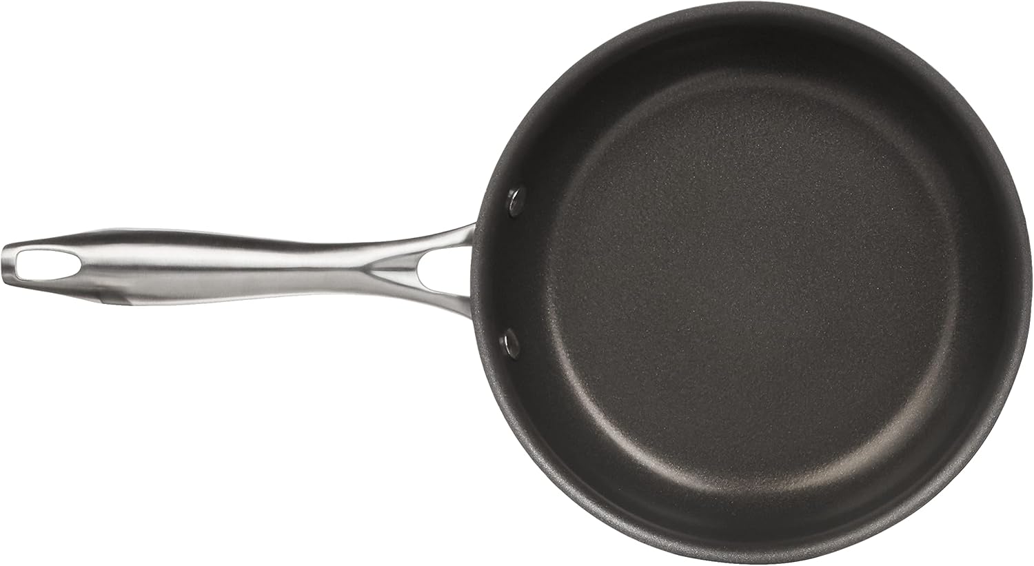 Cuisinart DSA22-20 Anodized Nonstick 8-Inch, Black/Stainless Steel Dishwasher-Safe-Hard, Open Skillet