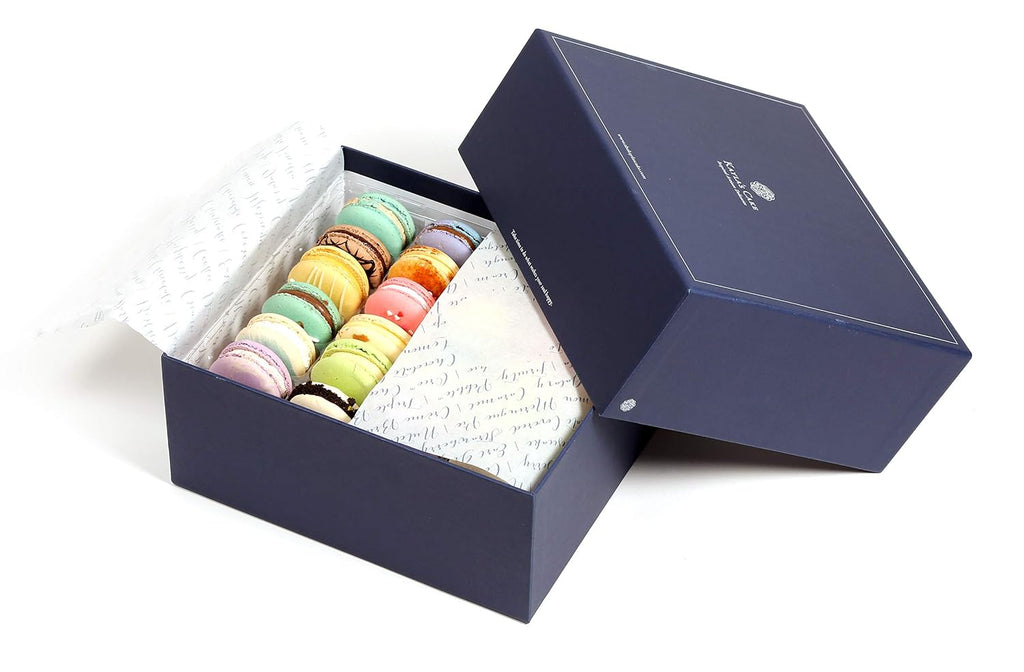 Kayla's Cake Premium French Macarons Cookies Gift Baskets Gourmet Chocolate Box Food Desserts Birthday Snack Care Packages Mothers Day Thank You Condolences Women Men Mom Signature 48 Count