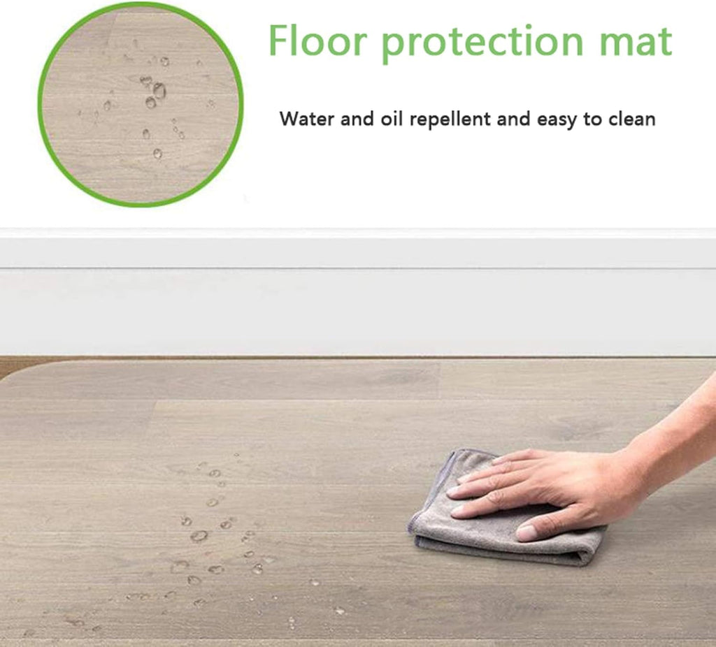Clear PVC Furniture Protectors Waterproof PVC Table Pad 4 Thicknesses Tablecloth for Hardwood Surface Kitchen Carpet Tiles Dresser Desk Covers, Custom Size