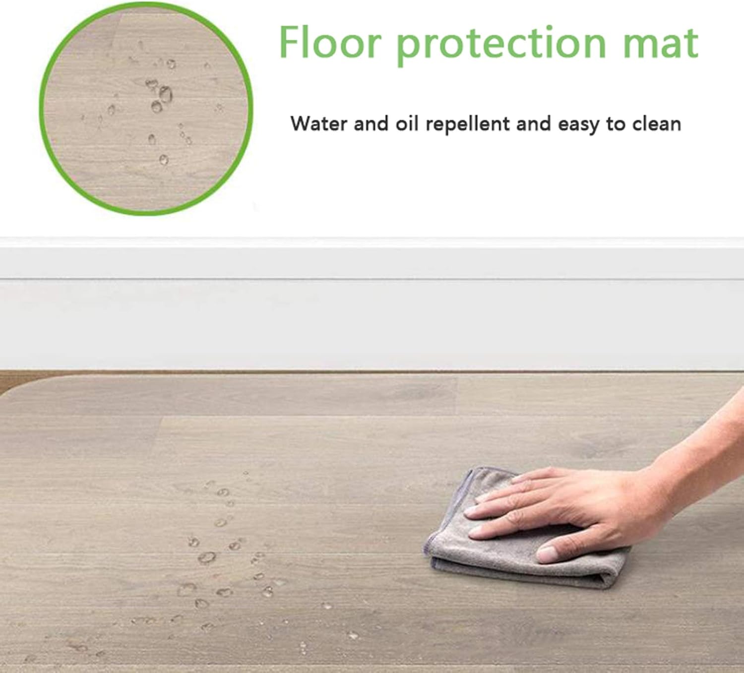 Clear PVC Furniture Protectors Waterproof PVC Table Pad 4 Thicknesses Tablecloth for Hardwood Surface Kitchen Carpet Tiles Dresser Desk Covers, Custom Size