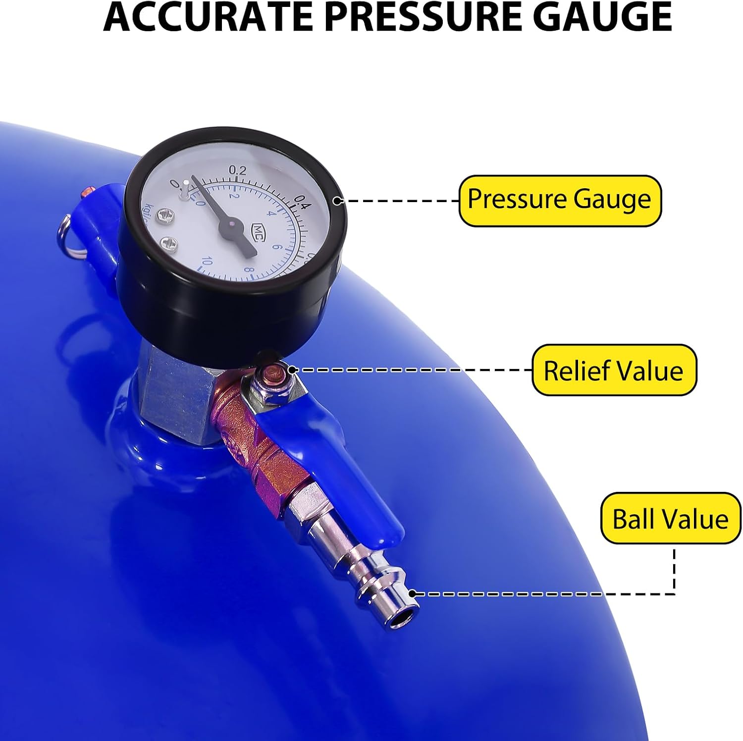 Garvee 20 Gallon Waste Oil Drain Tank, Portable Oil Drain Container, Air Operated Drainer, Fluid Fuel Transfer Drainage, Adjustable Funnel Height with Wheel &15'' Premium Bowl and a Toolbox