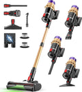 Cordless Vacuum Cleaner 55KPA Suction 65 Minute Runtime with Touch Screen and Self Standing for Carpets Hard Floors and Pet Hair