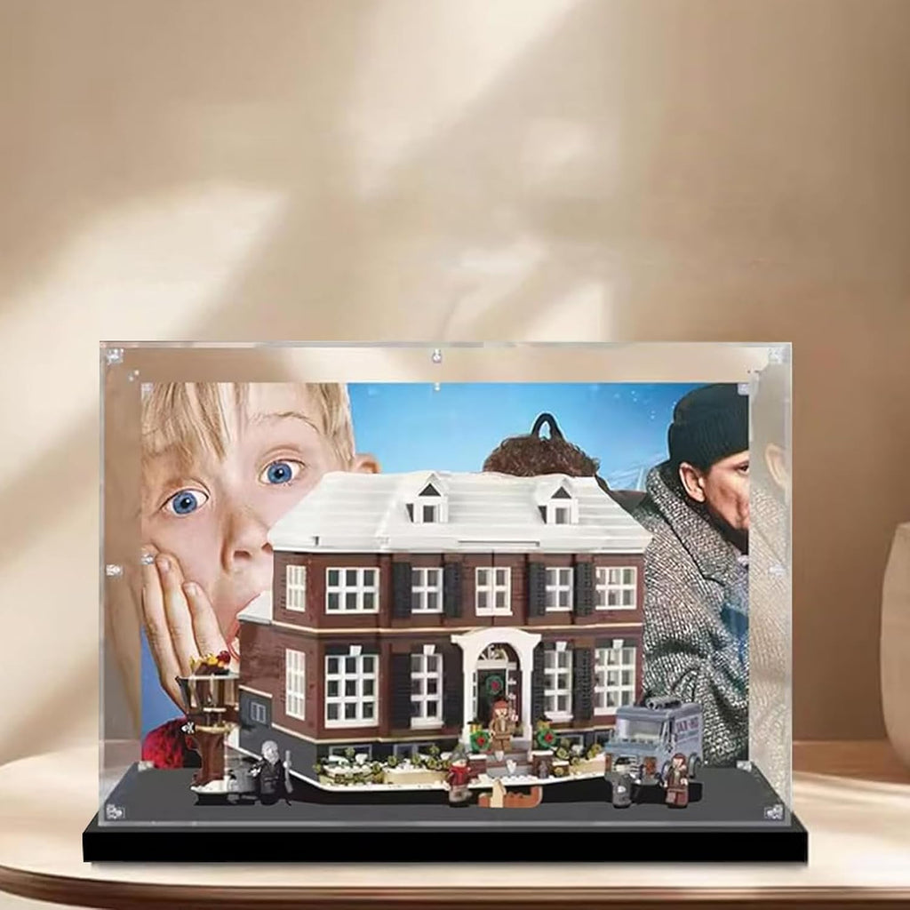 Acrylic Display Case for Lego Ideas Home Alone McCallisters' House 21330, Ultimate Display Solution for Model Collectibles - Protect Your Models (Theme C-42*40*34cm)