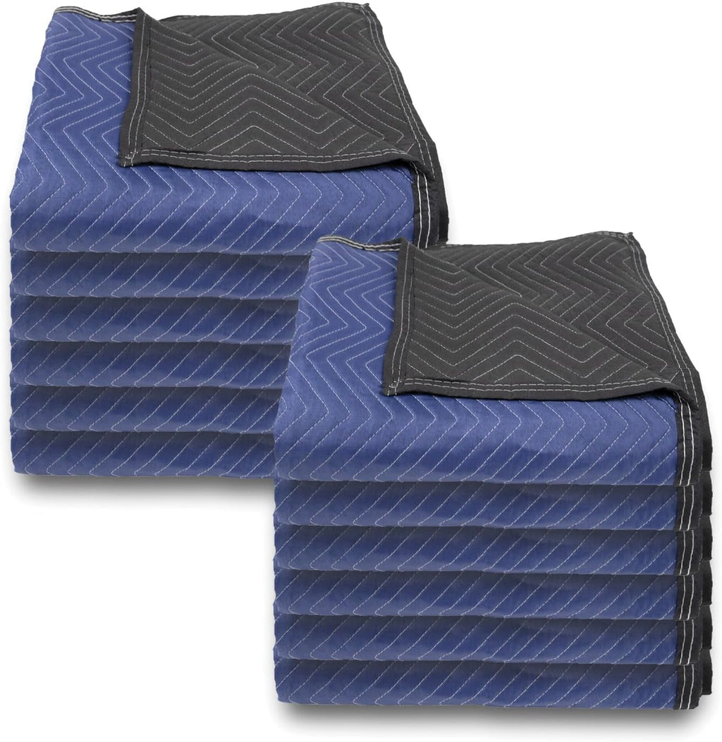 Monster Trucks 72' x 80' Economy-Plus Multipurpose Moving Blankets - 12 Pack