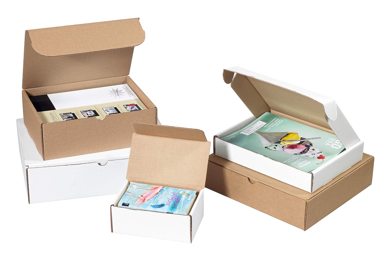 BOX USA Shipping Boxes Small 13'L x 13'W x 2'H 50-Pack, Cardboard Box for Shipping, Moving, Mailing, Packing, Packaging and Storage