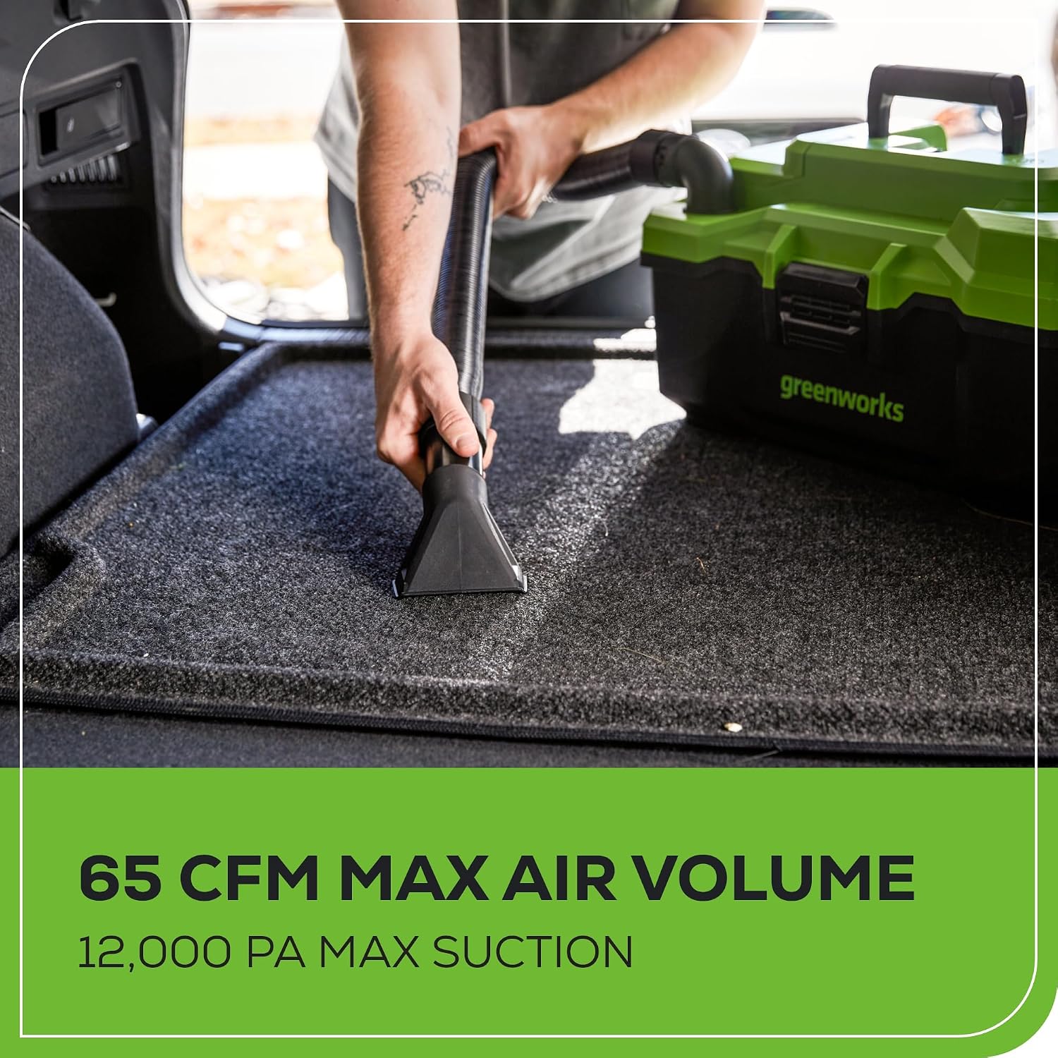 Greenworks 24V Brushless (3 Gallon) Cordless Wet / Dry Shop Vacuum + Accessories, Tool Only