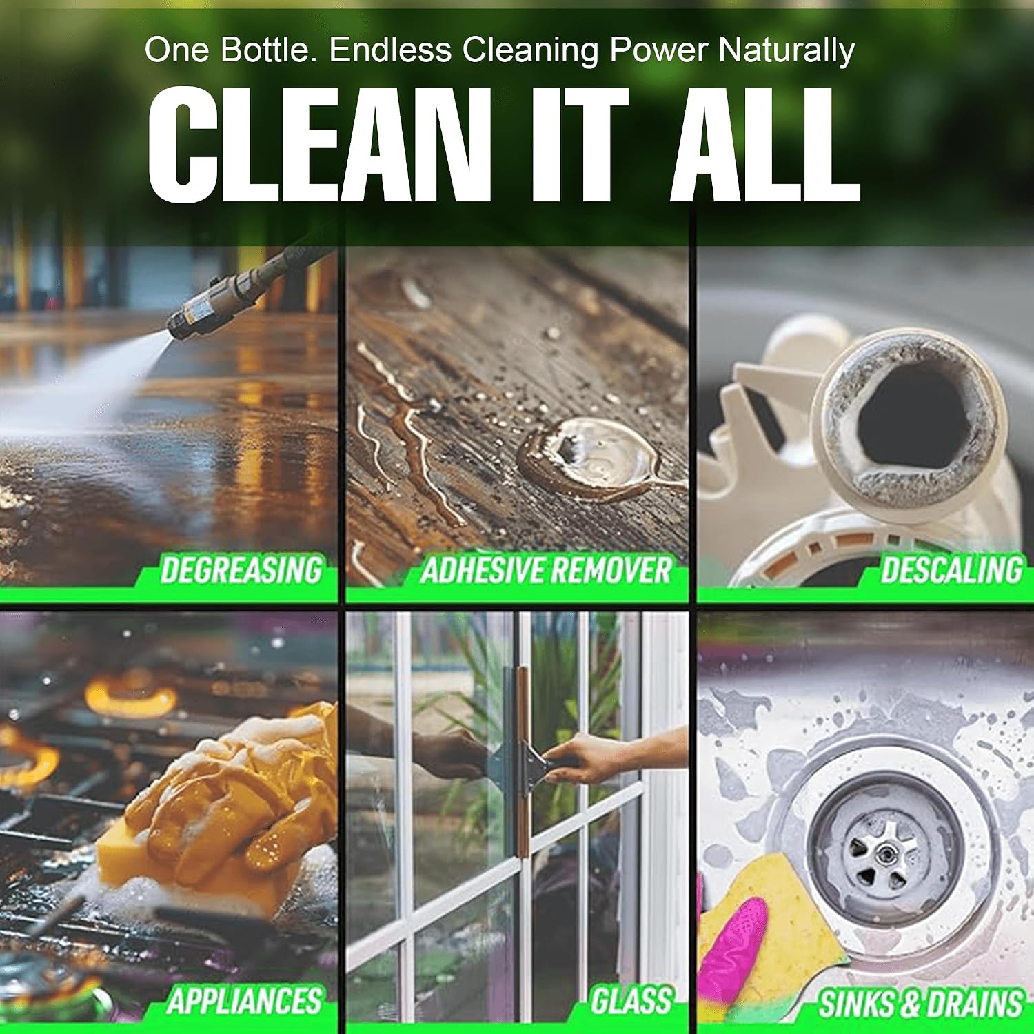 Eco Solutions Vinegar Cleaning Solution - multipurpose cleaning vinegar for home, outdoors & automotive, 20% vinegar concentrate (5.3 Gallon (20 Litre))