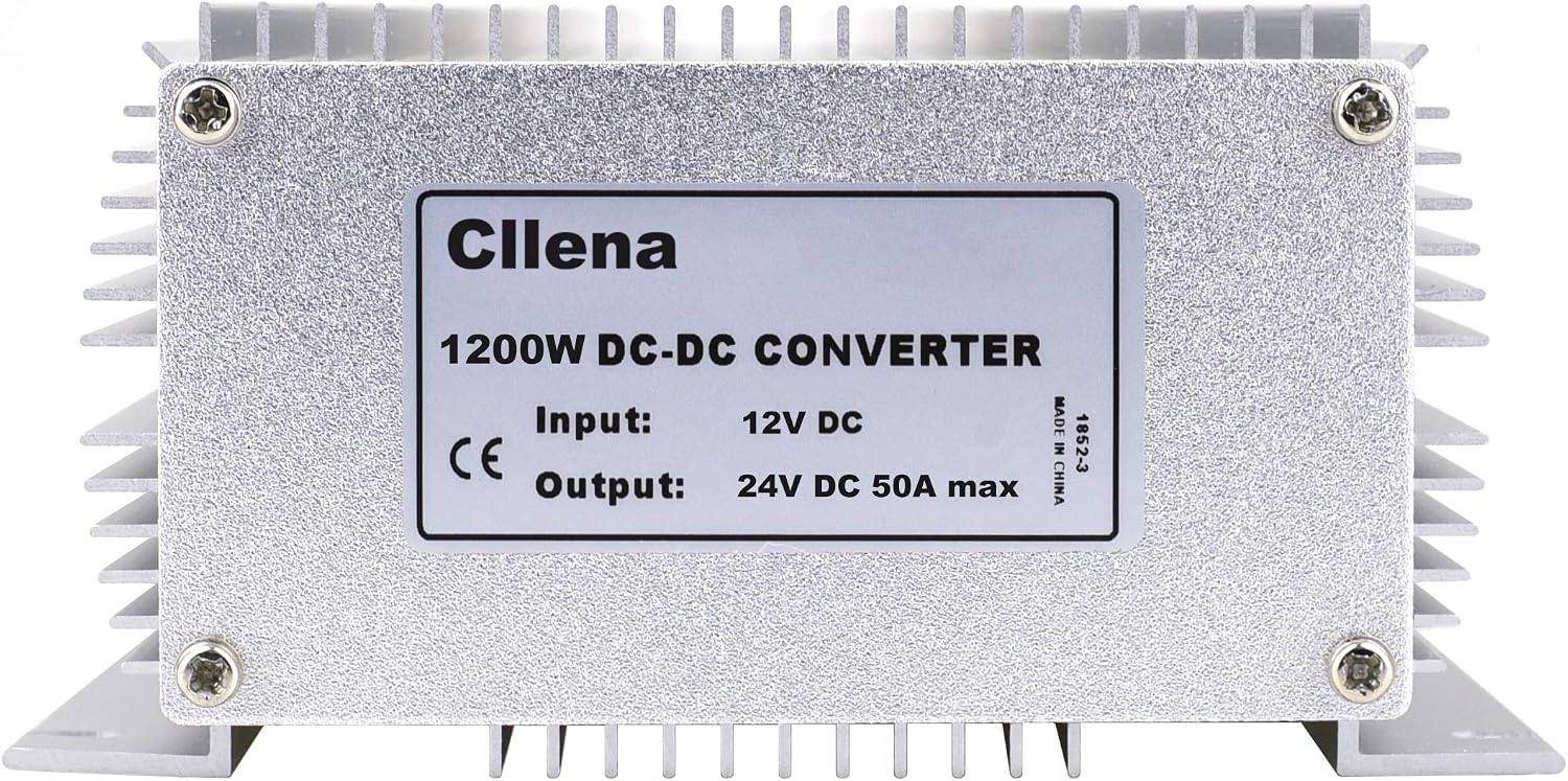 DC/DC 12V to 24V Boost Converter 50A 1200W Step Up Voltage Regulator Power Supply Voltage Transformer (Input 10V-16V)