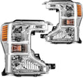 Headlight Assembly Fit 2020-2022 for F-250 Super Duty, 2020-2022 for F-350 Super Duty Driver & Passenger Side Headlight Chrome Housing FO2502405