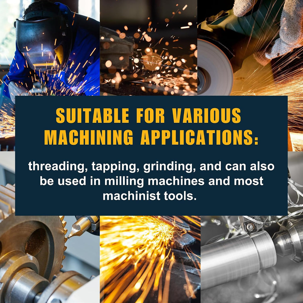 Metalworking 200 - Industrial Lubricant for Cutting, Tapping, Turning on Ferrous and Non-Ferrous Metals - Non-Soluble - Multipurpose Cutting Fluid that Prolongs Tool Life - Made in USA (5 Gallon)