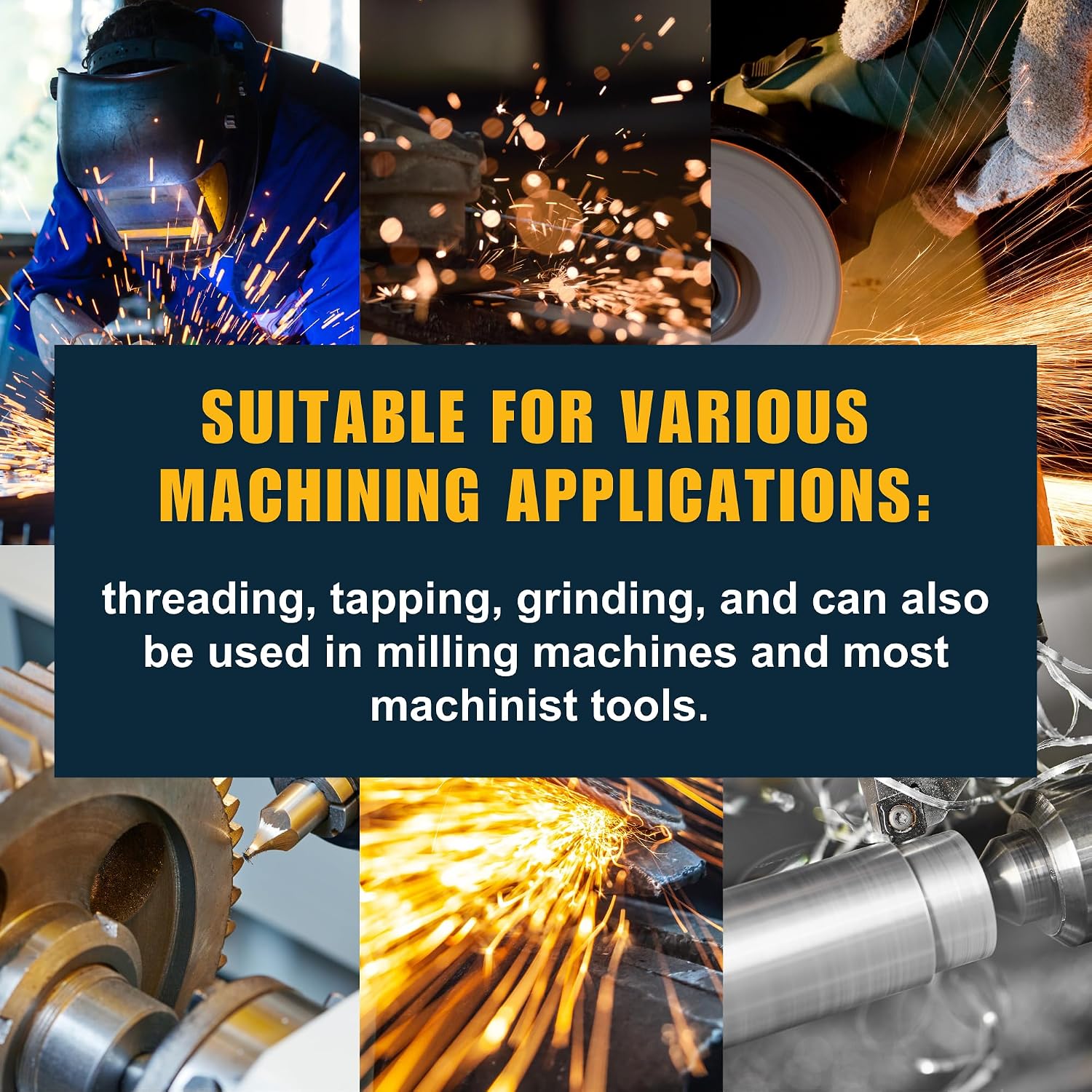 Metalworking 200 - Industrial Lubricant for Cutting, Tapping, Turning on Ferrous and Non-Ferrous Metals - Non-Soluble - Multipurpose Cutting Fluid that Prolongs Tool Life - Made in USA (5 Gallon)