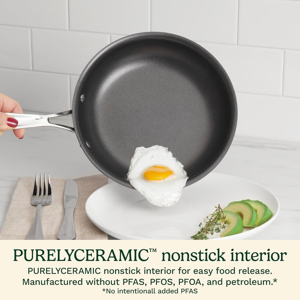 Cuisinart Chef's Classic™ Nonstick Hard Anodized 17 Piece Set w/Tempered Glass Lids