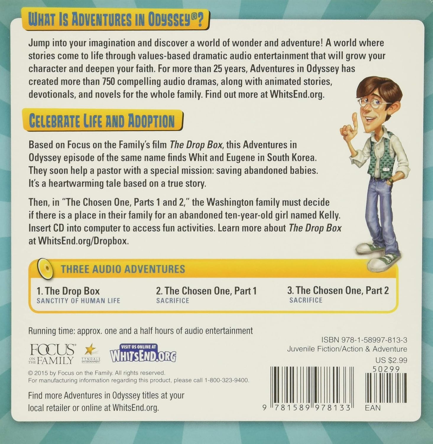 The Drop Box: Three Stories about Sacrifice (Adventures in Odyssey)