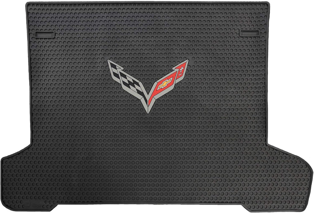 Lloyd Mats Custom-Fit All-Weather Rubber Floor Mats for Corvette C7 Coupe 2014-2019, 1pc Coupe Cargo.