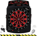 Viper Solar Blast Electronic Dartboard, 15.5 in Regulation Target, 43 Games, 16 Players, LED Scoreboard, 6 Darts Included, Black