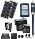 ALEKO Swing Gate Opener | Solar Power Automatic Driveway Gates Operator | Gate up to 10 Ft Long 450 Pounds | ETL Listed Opener | GG450 | (450 ETL Listed, Solar 60W Accessory Kit)