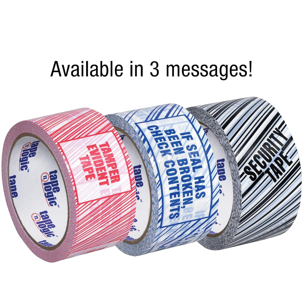 Aviditi Tape Logic, 'If Seal Has Been' Printed Security Packing Tape, 3 Inch x 110 Yards, 2.5 Mil Thick, for Identification of Tampered Packages (6 Rolls)