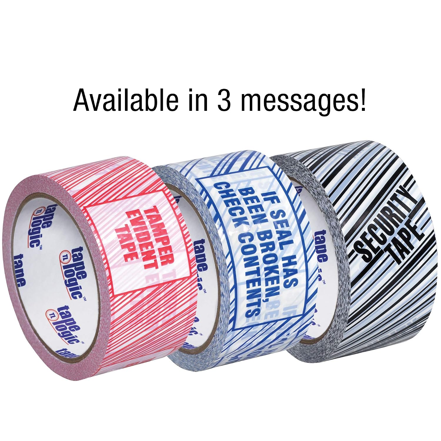 Aviditi Tape Logic, 'If Seal Has Been' Printed Security Packing Tape, 3 Inch x 110 Yards, 2.5 Mil Thick, for Identification of Tampered Packages (6 Rolls)