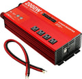 2000W 12V Power inverters for Vehicles,Peak 4000 watt, Car/Truck DC 12V to 110V 4AC Converter, 6 USB 2.4A Ports,with 18W Type-C Quick Charge Port,LCD Digital Display