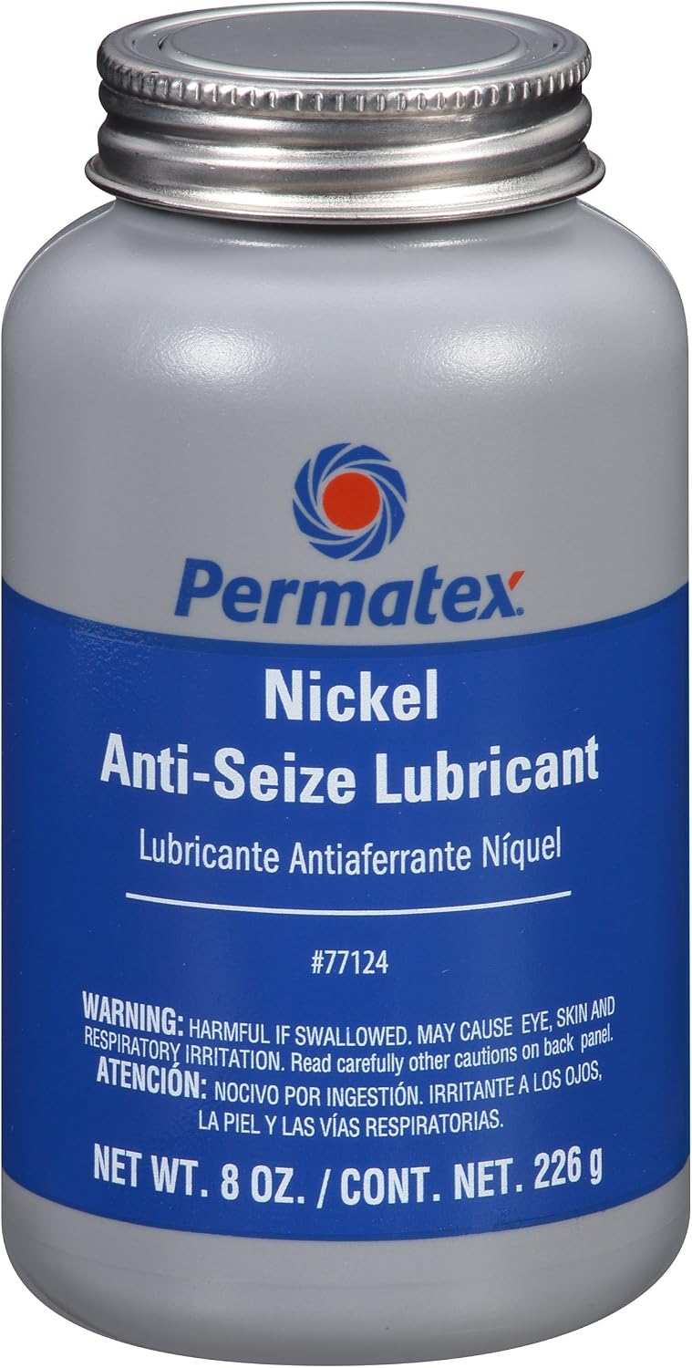 Permatex 77124-12PK Nickel Anti-Seize Lubricant, 8 oz. (Pack of 12)