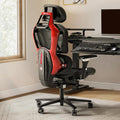 EUREKA ERGONOMIC Gaming Chairs for Adults GC05, Gamer Chair with Lumbar Support, Gaming Chair with 4D Armrests, Ergonomic Gaming Chairs with Adjustable Headrest, Red