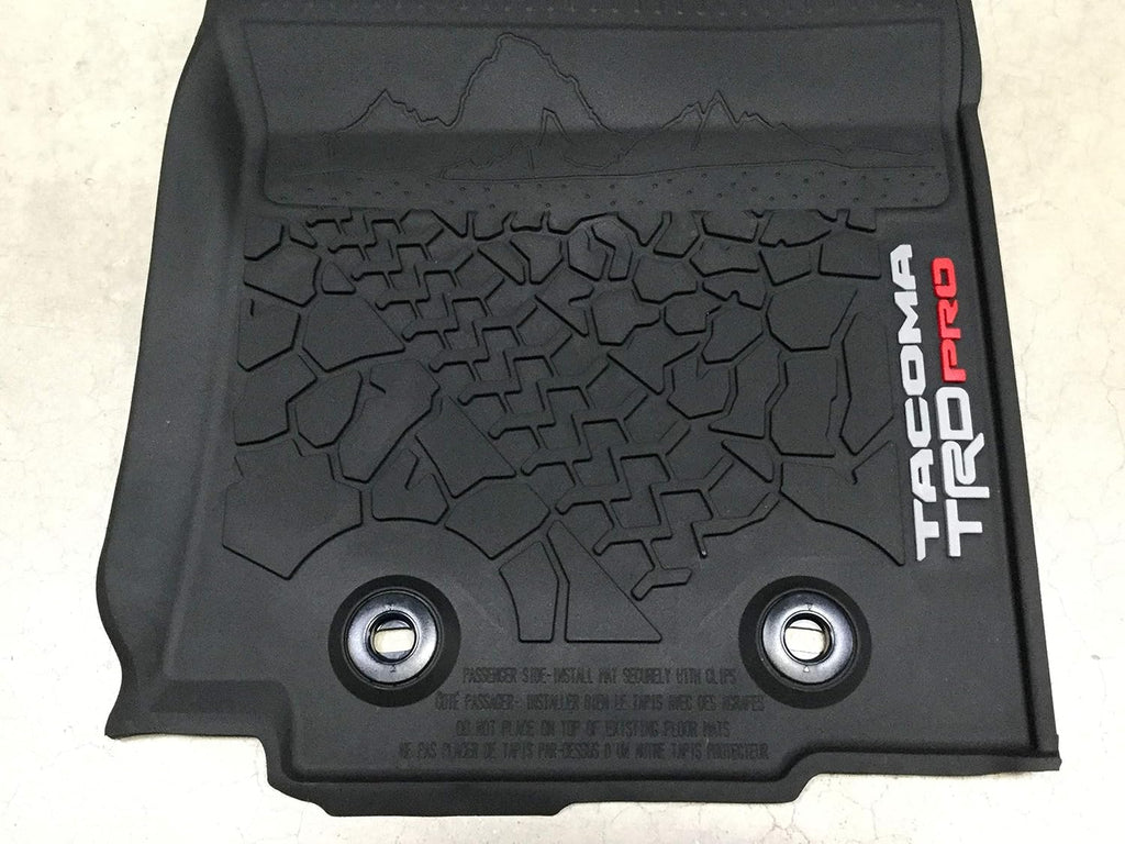 2016-2023 Genuine Toyota Tacoma TRD PRO All Weather Floor Liner/Mats (w/Automatic Trans) PT908-35200-02