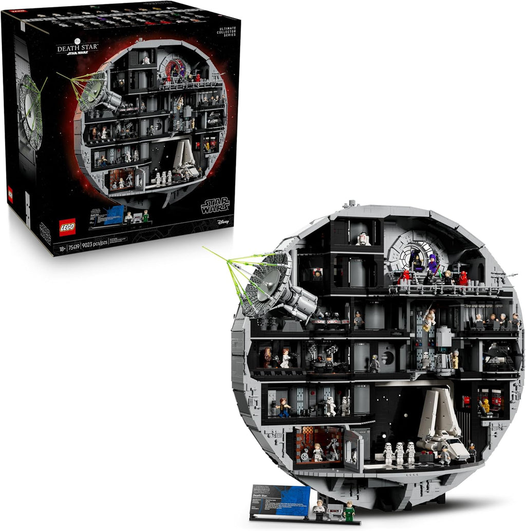 LEGO Star Wars Death Star Building Set for Adults, Ages 18+ - Collectible & Room Decor for Office, Bedroom, or Book Shelf - Fun Activity for Men, Women, & Movie Fans - Gift Idea for Birthdays - 75419