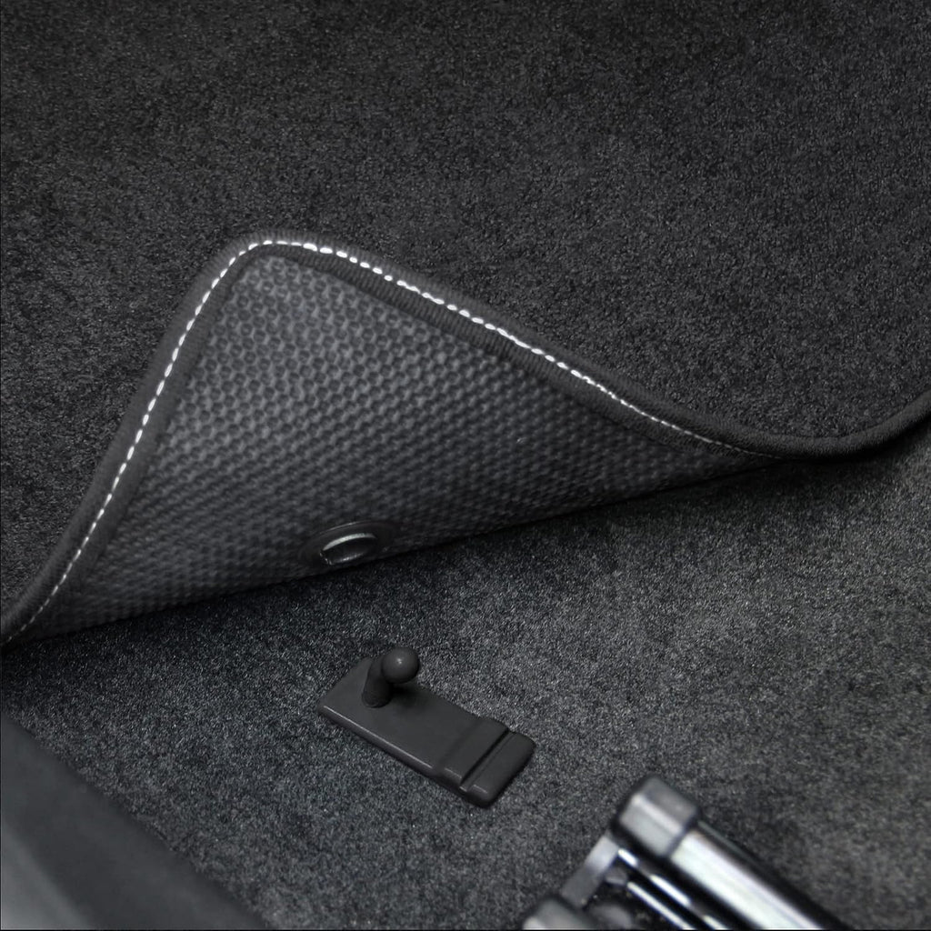 Lloyd Mats Floor Mats for Chevrolet Chevelle 1966-1967 | 2PC Front Mats | Black | Non-Slip Backing