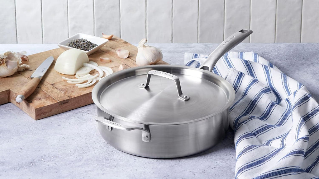 Le Creuset Essential Stainless Steel 10 Piece Cookware Set
