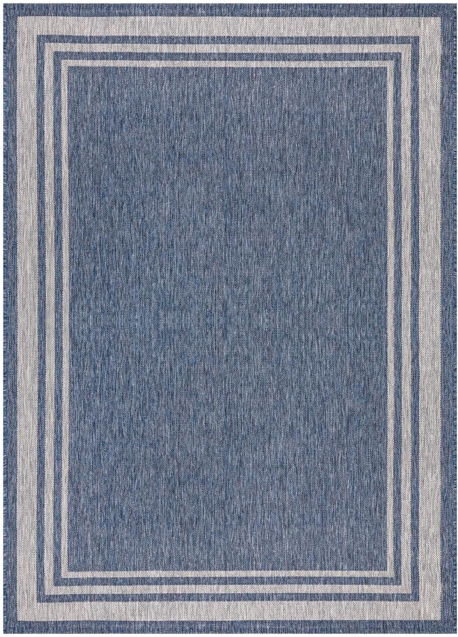 Keen Home Design Terrace Outdoor Area Rug - 6x9 Washable Indoor/Outdoor Rug for Patio, Kitchen, Balcony, Beach, Garden, Deck and Porch, Size: 6'x8'10'