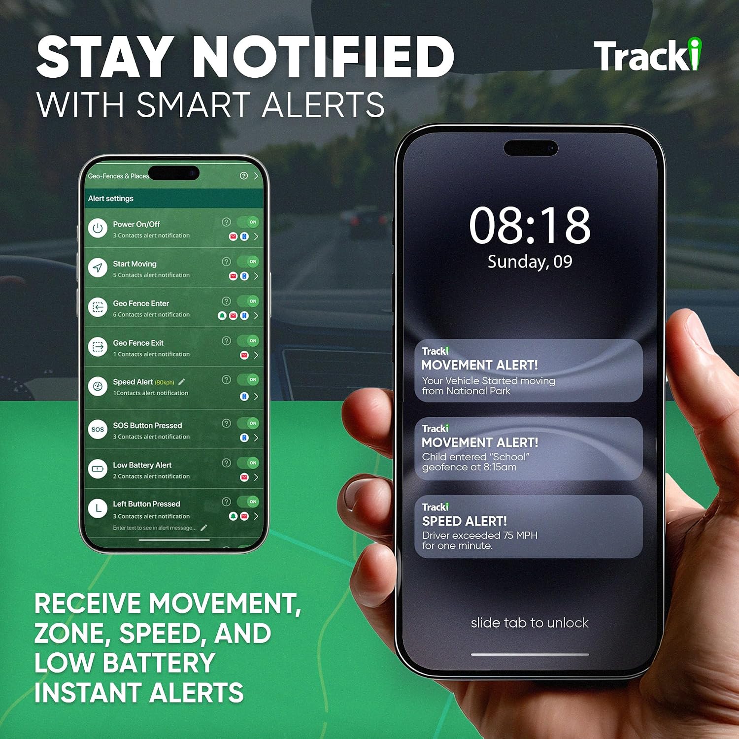 Tracki Mini GPS Tracker, Subscription Required, Cancel Anytime – Universal Compact 4G LTE Tracker for Vehicles (Tracker + 1Y Subs.)