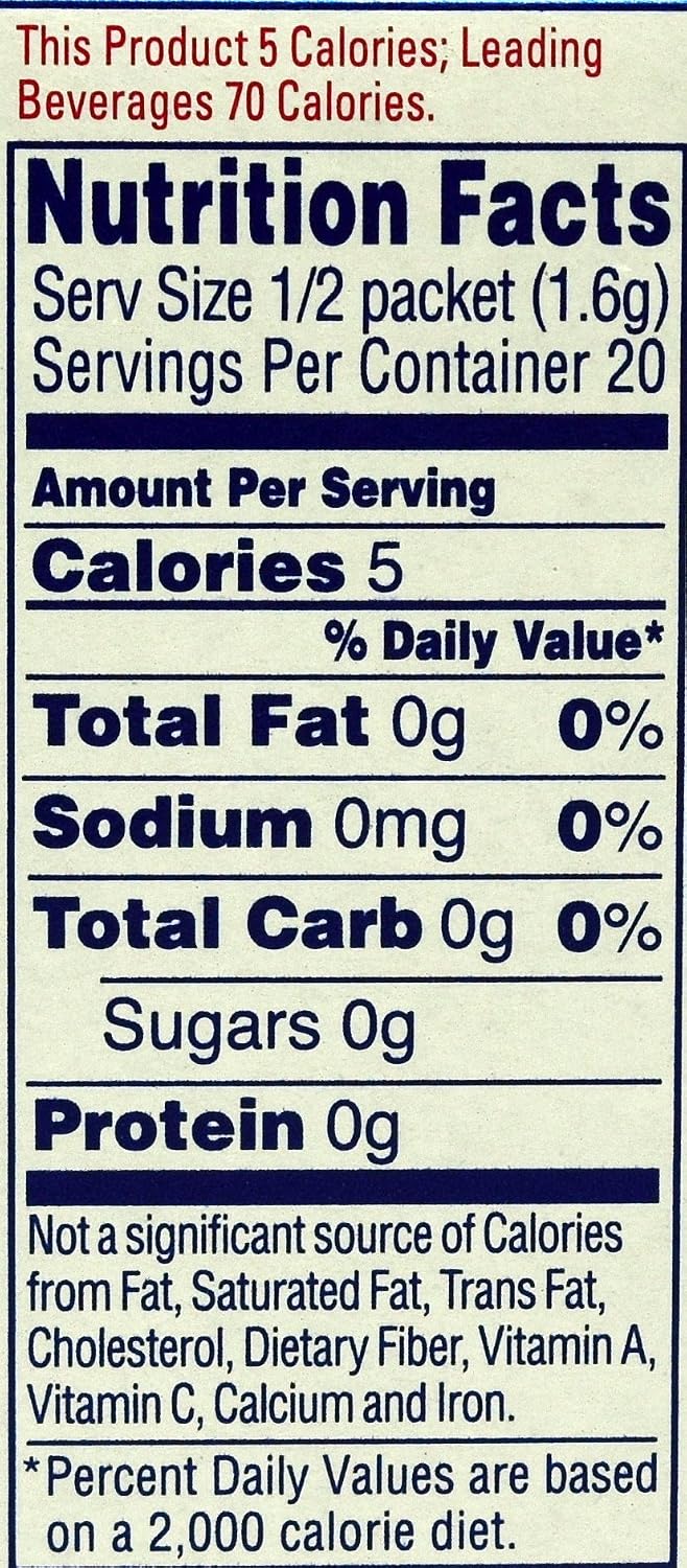 Crystal Light On-The-Go Drink Mix Packets with Caffeine, Zero Sugar Powdered Water Enhancer, Natural Flavor Low Calorie Energy Beverage Mix, Citrus, 0.09 Ounce Packets, 10 Count (Pack of 26)