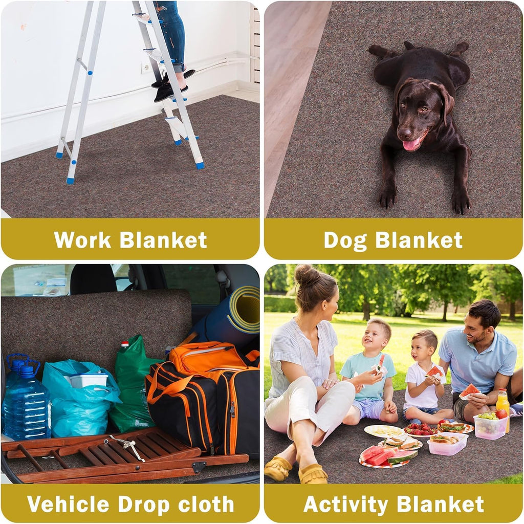 ZENY Moving Blankets, 12 Pack, 54'' x 72'', 21 lb/dz, Economy Shipping Packing Blankets for Moving and Storage (36 Pack)