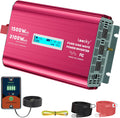 1500 Watt Pure Sine Wave Inverter 12V to 110V 120V AC 3100W Surge Peak Power for 2 Seconds Remote Control PD36W USB-C Compatible with Lithium Battery Starlink for Off-Grid Solar RV Car Home LEESKY
