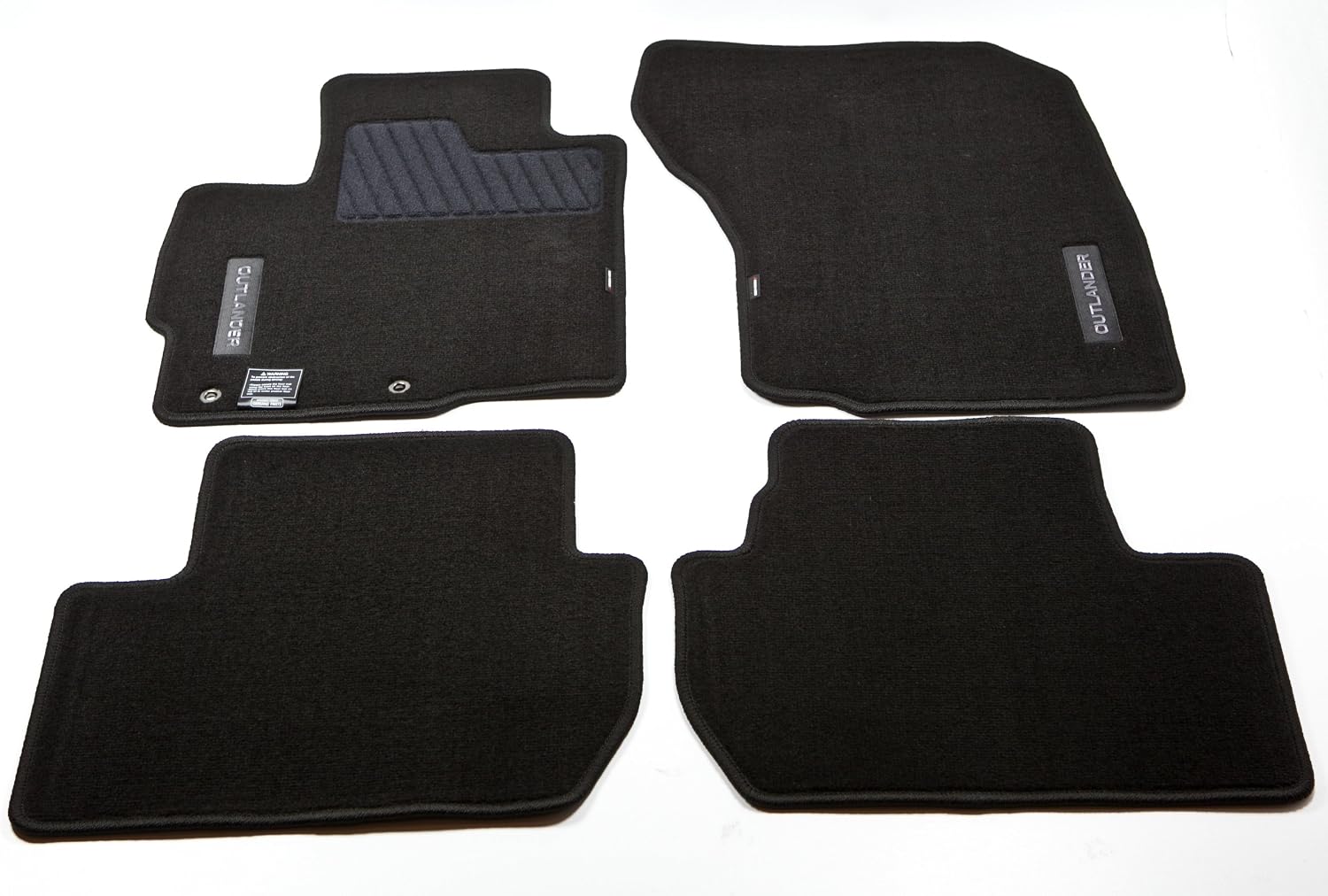 Mitsubishi 2007 2008 2009 2010 2011 Genuine Outlander Carpet Floor MAT Set Black MZ360241EX