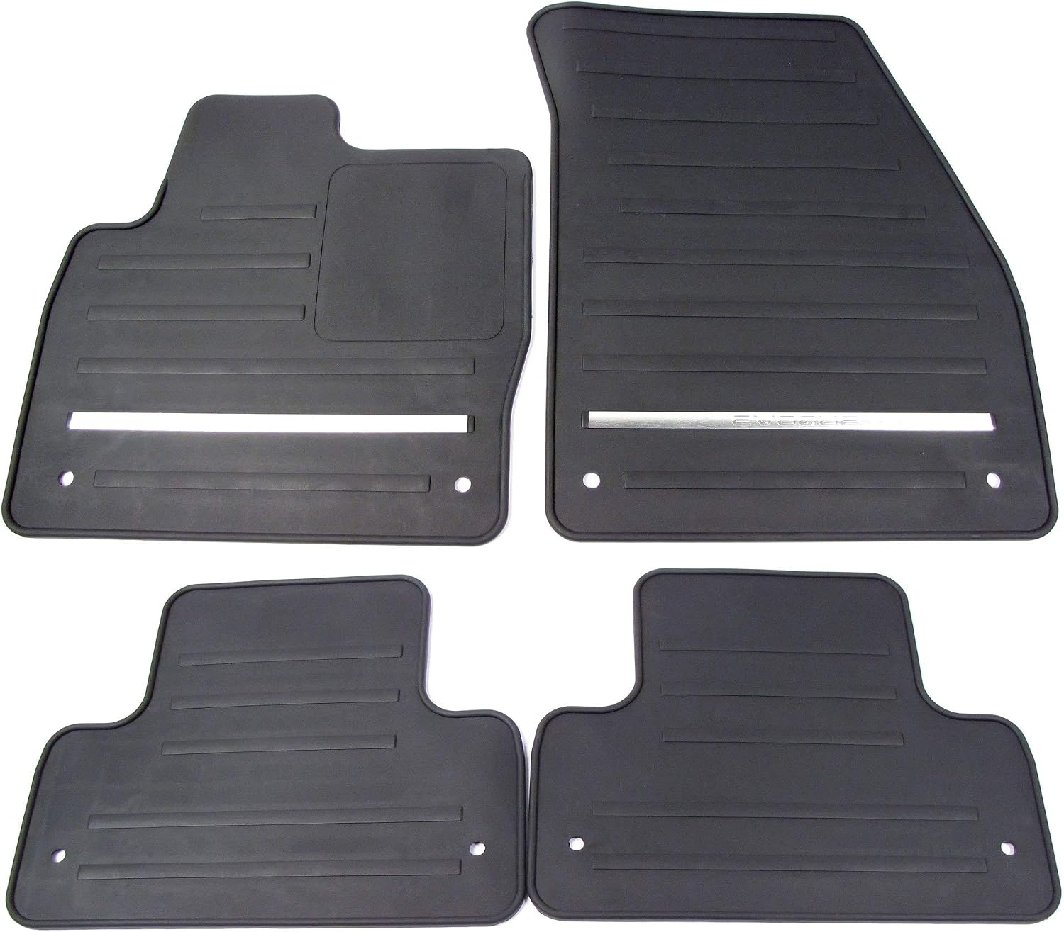 Genuine Land Rover Accessory All Weather Black Rubber Floor Mat Set LR045097 2011-2015 Evoque