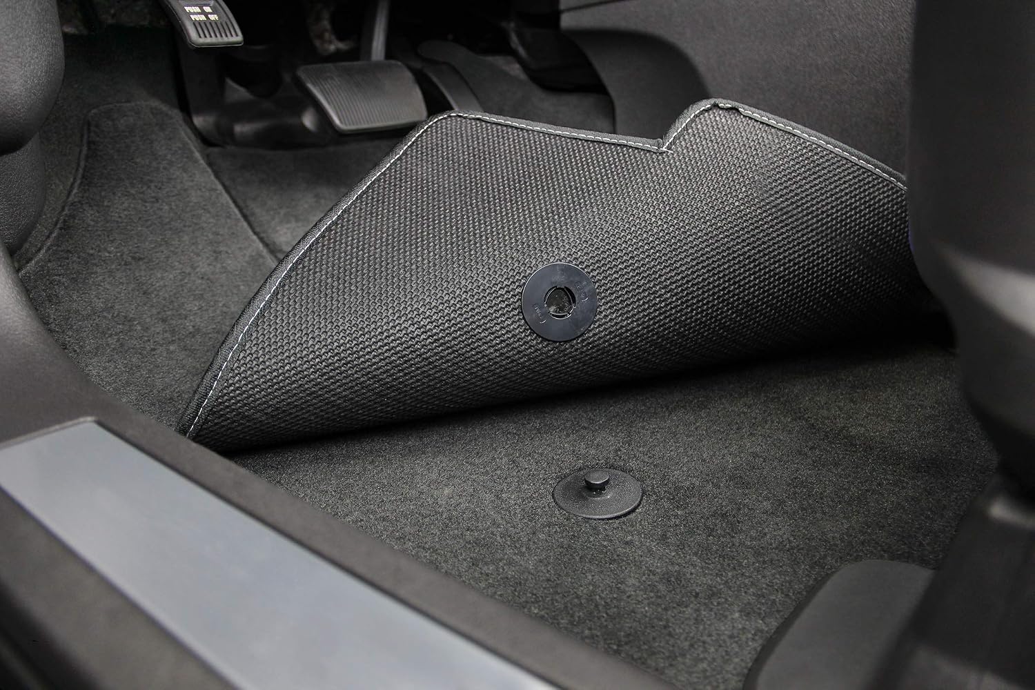 Lloyd Mats Floor Mats for Cadillac CT5 2020-2026 | 2PC Front Mats | Charcoal | Non-Slip Backing | RWD